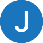 letter j blue
